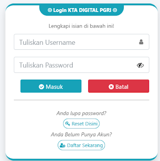 Register PGRI Kota Bogor - Persatuan Guru Republik Indonesia Cabang Kota Bogor